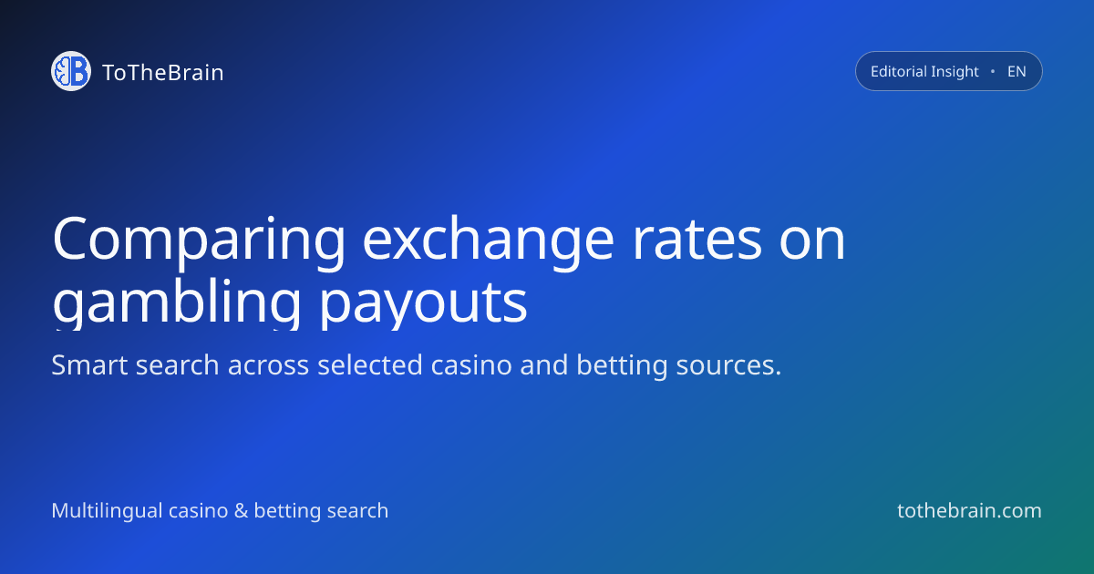How banks and casinos really set exchange rates on payouts