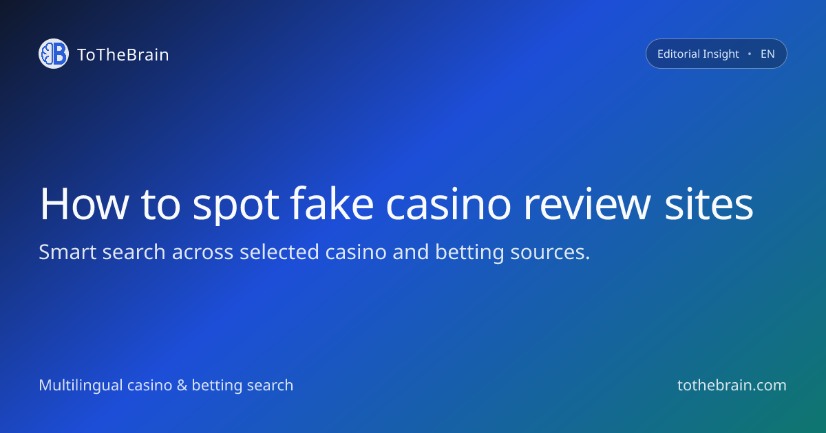 How casino review scams hide in plain sight